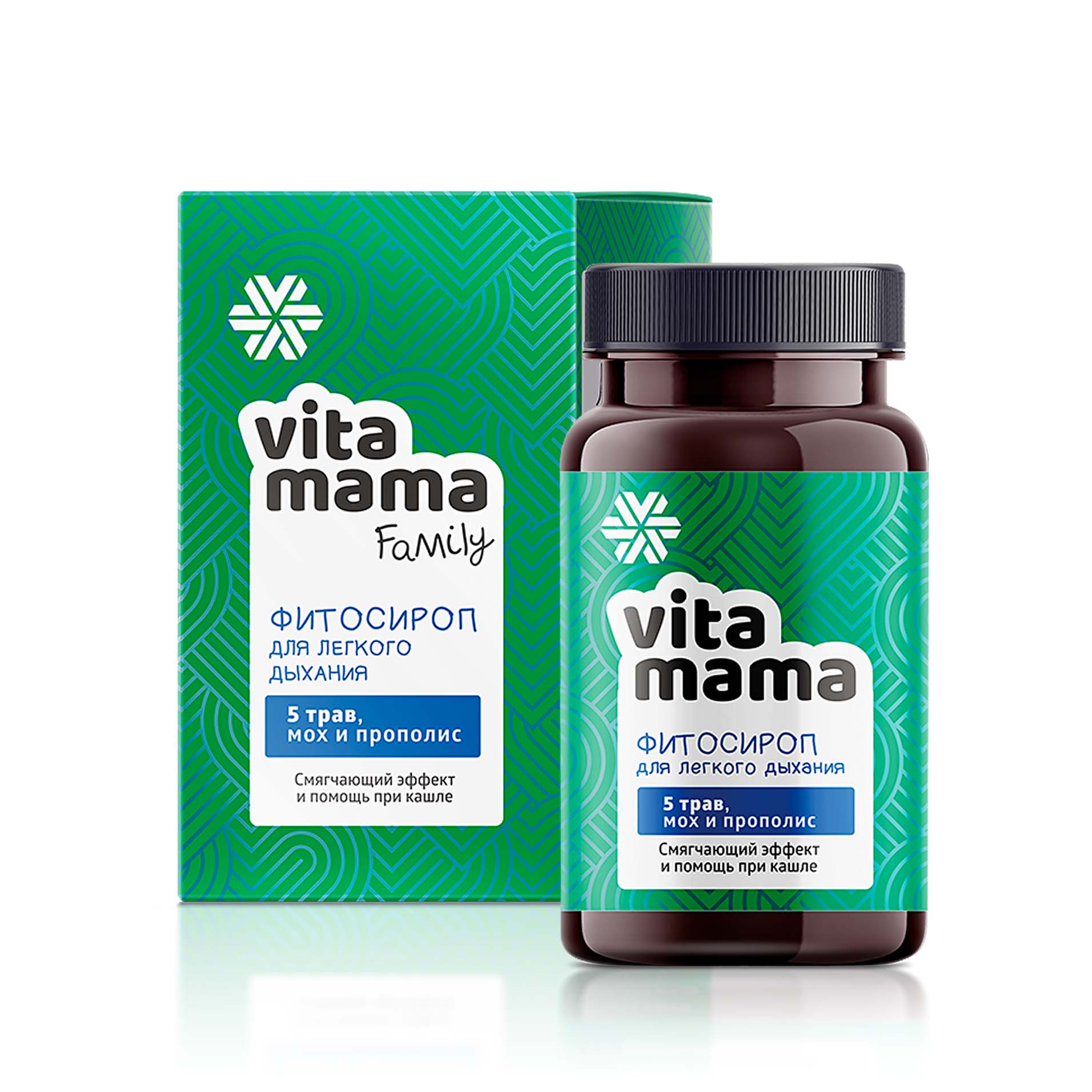 Фитошарбат барои нафаскашии сабук Vitamama Family